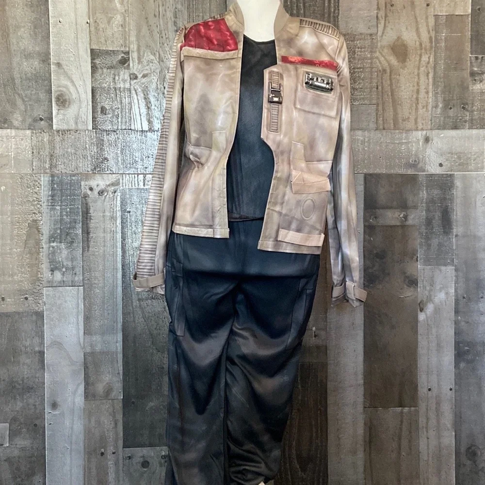 NWT! Disney Star Wars Finn cosplay boys large Halloween costume trick or treat - Picture 3 of 13